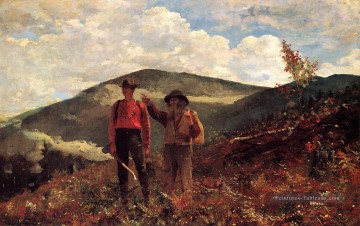  peint - Les deux guides réalisme peintre Winslow Homer